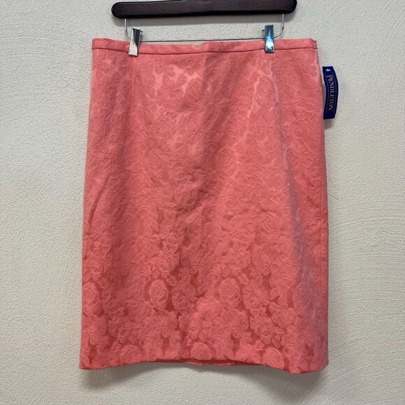 NWT Pendleton Pink Floral Blazer & Pencil Skirt Set Business Suit SZ 16 - Picture 4 of 10